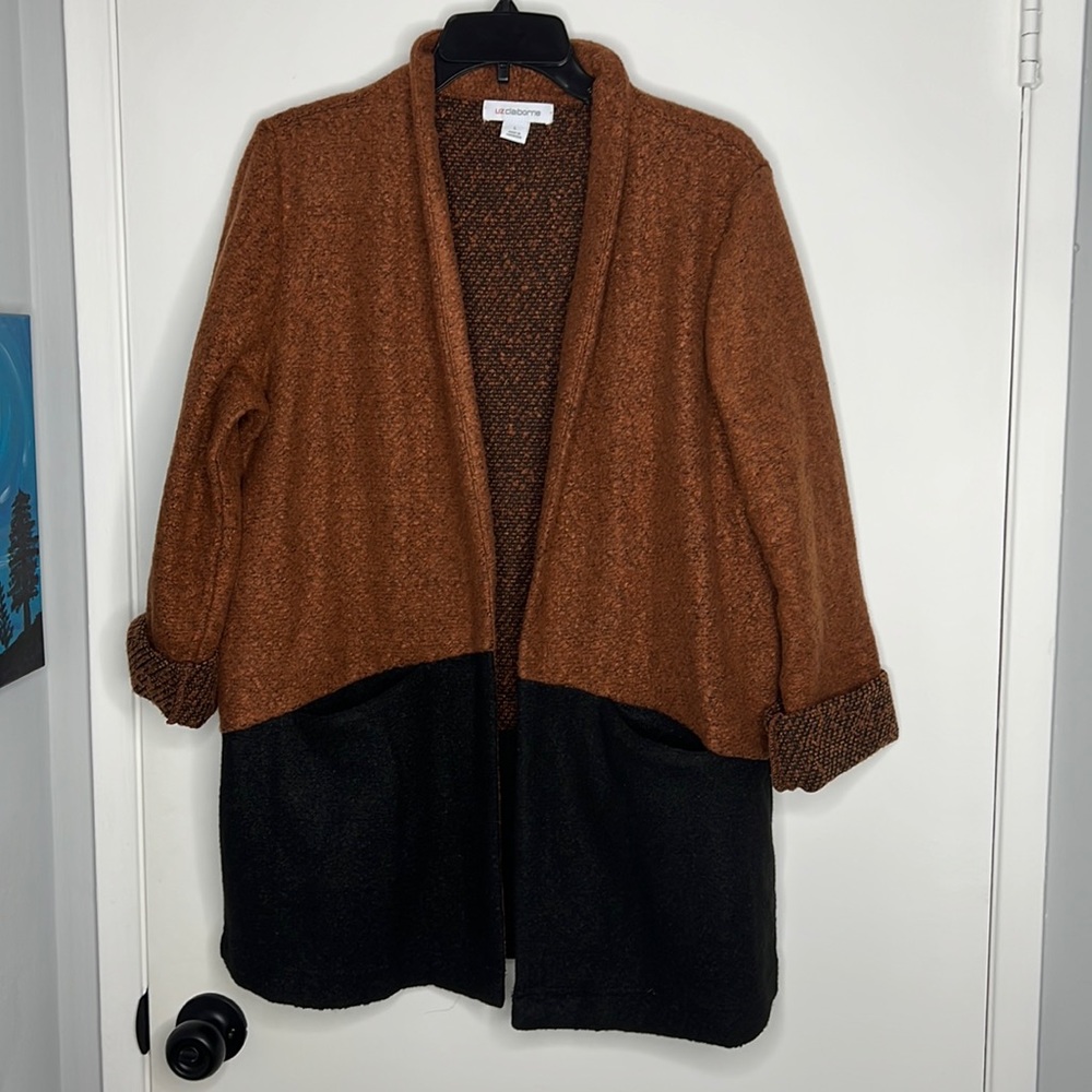 Color Block Sweater with pockets